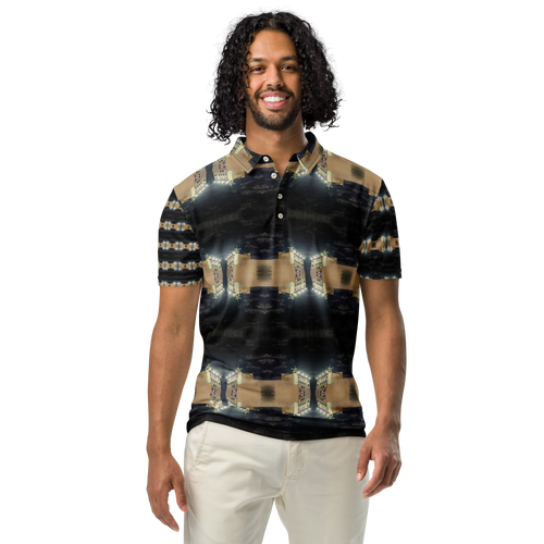 NYC water coloured | Men’s slim fit polo