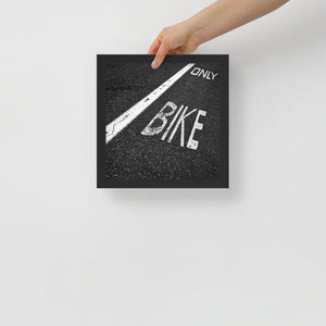 Only Bike | Framed poster