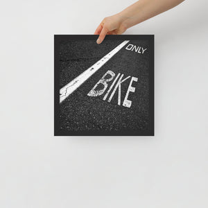 Only Bike | Framed poster