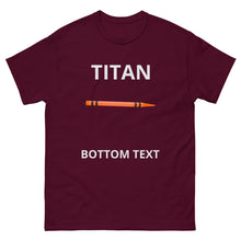 Load image into Gallery viewer, TITAN BOTTOM TEXT | Men&#39;s heavyweight tee