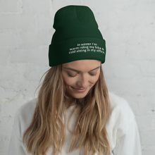 Load image into Gallery viewer, Warm riding my bike &amp; cold in my office - Cuffed Beanie