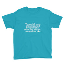 Load image into Gallery viewer, asphalt bourgeoisie - Youth Short Sleeve T-Shirt