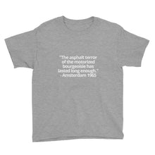 Load image into Gallery viewer, asphalt bourgeoisie - Youth Short Sleeve T-Shirt