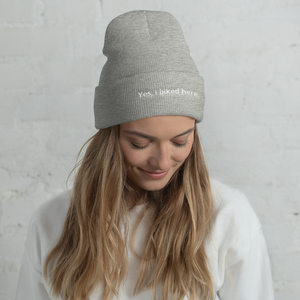 Yes, I biked here - Cuffed Beanie