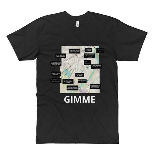 GIMME in Ottawa Capital Ward - Unisex Fine Jersey Tall T-Shirt