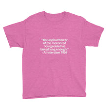 Load image into Gallery viewer, asphalt bourgeoisie - Youth Short Sleeve T-Shirt