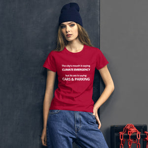 CARS & PARKING | Women's short sleeve t-shirt
