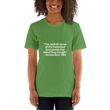 Load image into Gallery viewer, Asphalt bourgeoisie - Short-Sleeve Unisex T-Shirt