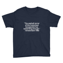 Load image into Gallery viewer, asphalt bourgeoisie - Youth Short Sleeve T-Shirt