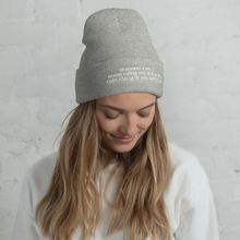 Load image into Gallery viewer, Warm riding my bike &amp; cold in my office - Cuffed Beanie