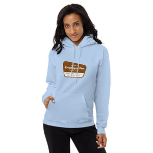 Sobbing Area Ahead | Fine Unisex fleece hoodie