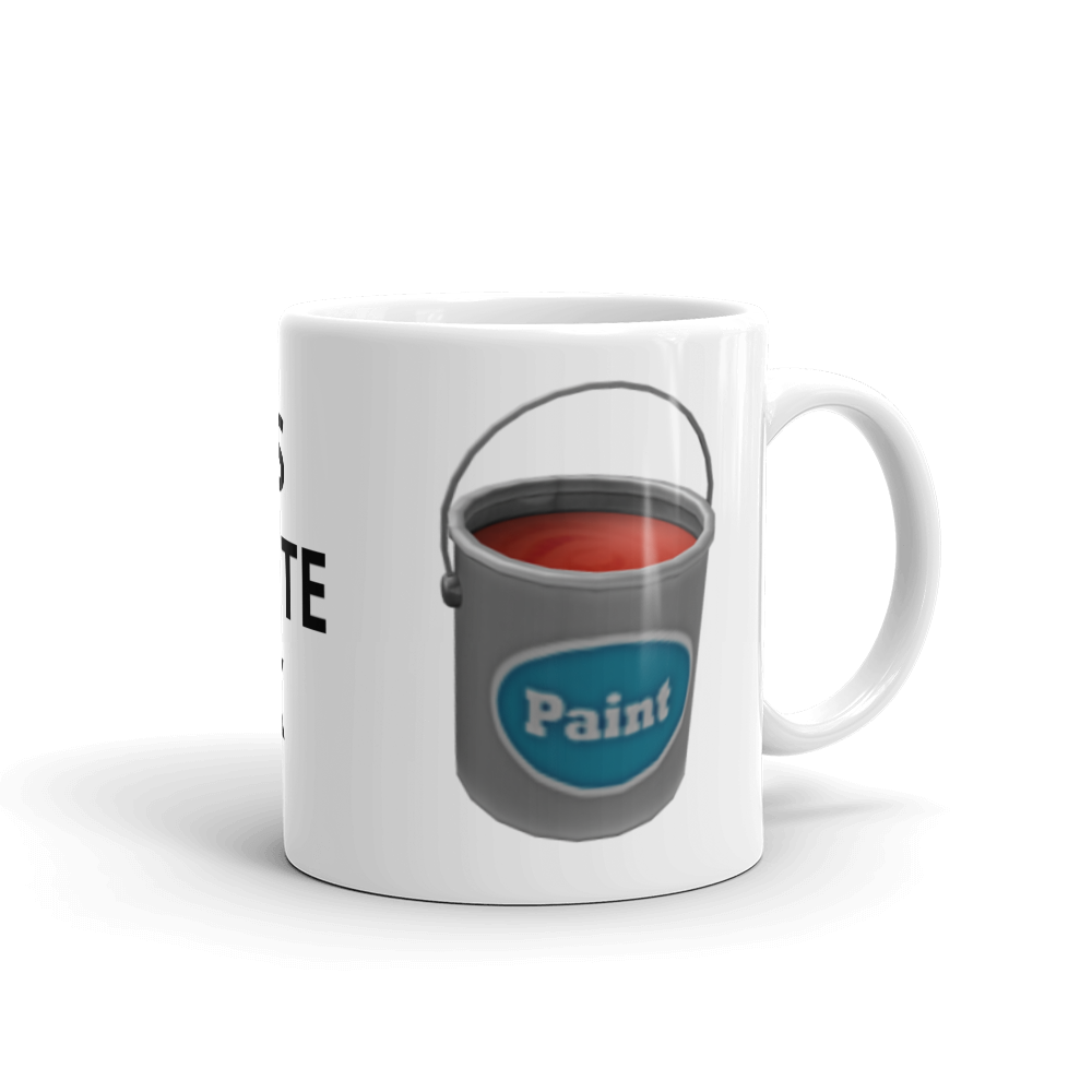 TITAN's FAVOURITE DRINK | White glossy mug