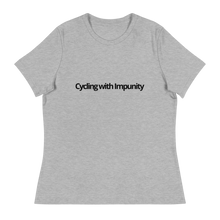 Load image into Gallery viewer, Cycling with Impunity | Women&#39;s Relaxed T-Shirt