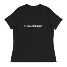 Load image into Gallery viewer, Cycling with Impunity | Women&#39;s Relaxed T-Shirt