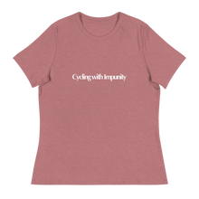 Load image into Gallery viewer, Cycling with Impunity | Women&#39;s Relaxed T-Shirt