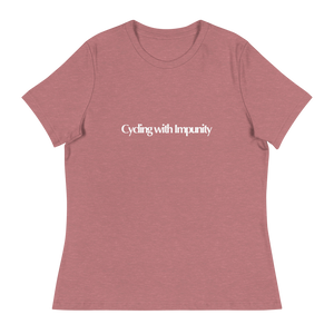 Cycling with Impunity | Women's Relaxed T-Shirt