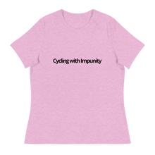 Load image into Gallery viewer, Cycling with Impunity | Women&#39;s Relaxed T-Shirt