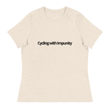 Load image into Gallery viewer, Cycling with Impunity | Women&#39;s Relaxed T-Shirt