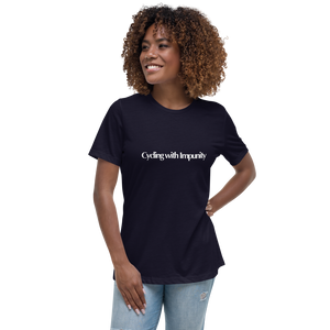 Cycling with Impunity | Women's Relaxed T-Shirt