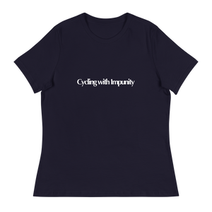Cycling with Impunity | Women's Relaxed T-Shirt