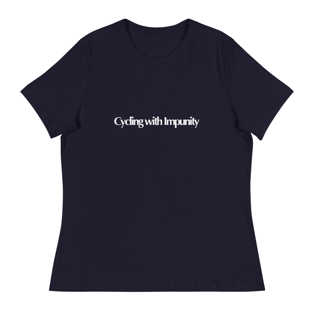 Cycling with Impunity | Women's Relaxed T-Shirt