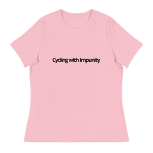 Load image into Gallery viewer, Cycling with Impunity | Women&#39;s Relaxed T-Shirt