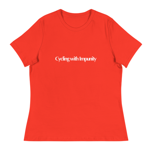 Cycling with Impunity | Women's Relaxed T-Shirt